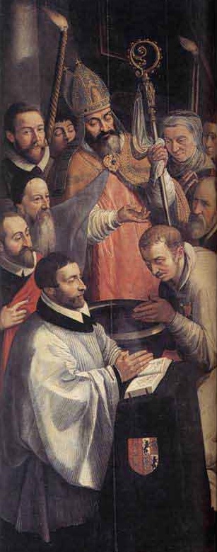 Battesimo di Agostino di Francken Frans il Vecchio ad Anversa
