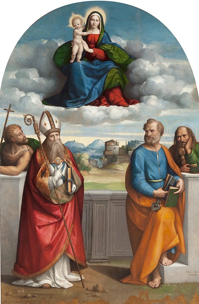 Madonna col Bambino e i santi Giovanni Battista, Agostino, Pietro e Paolo
