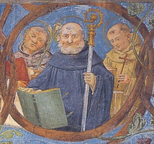 Sant'Agostino con i santi Domenico e Francesco
