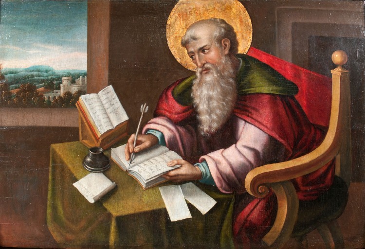 Sant'Agostino allo scrittoio nel suo studio