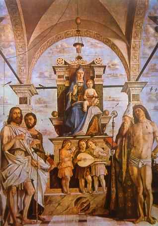 Madonna in trono con il Bambino e i santi Giovanni Battista, Bartolomeo, Agostino e Sebastiano