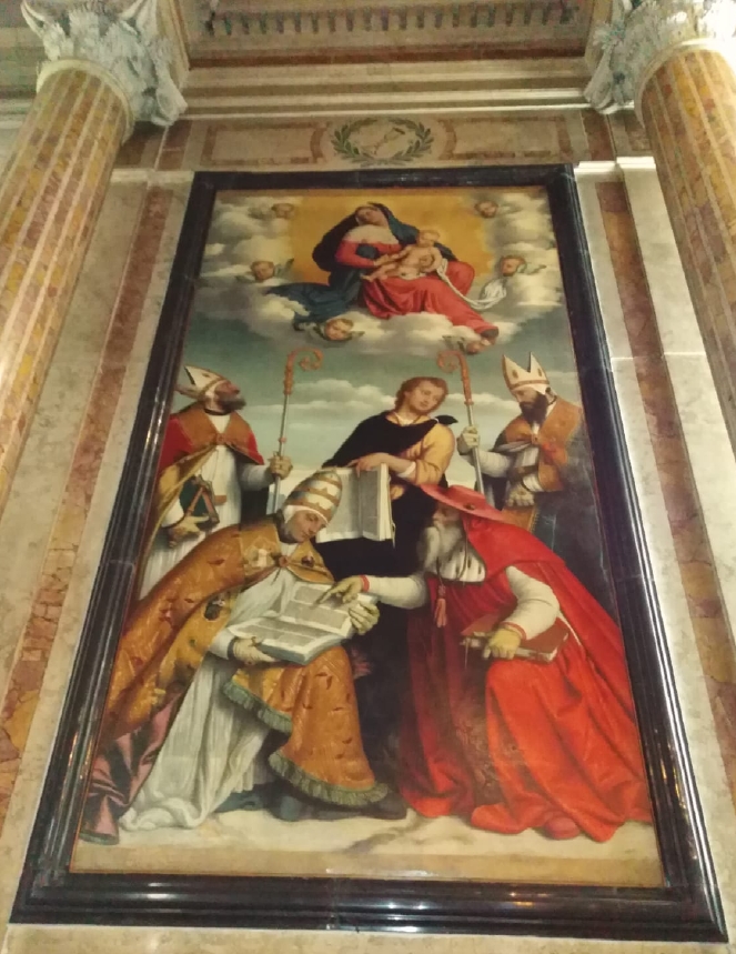 Immacolata Concezione con i santi Gregorio Magno, Anselmo, Agostino e Girolamo
