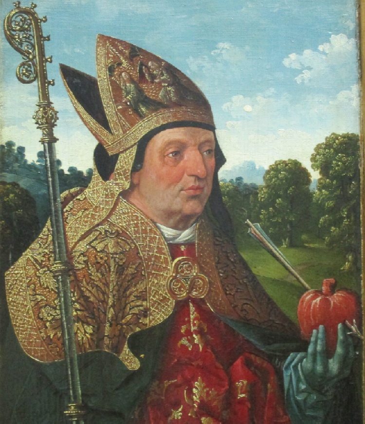 Sant'Agostino cardioforo, particolare del trittico  Teylingen