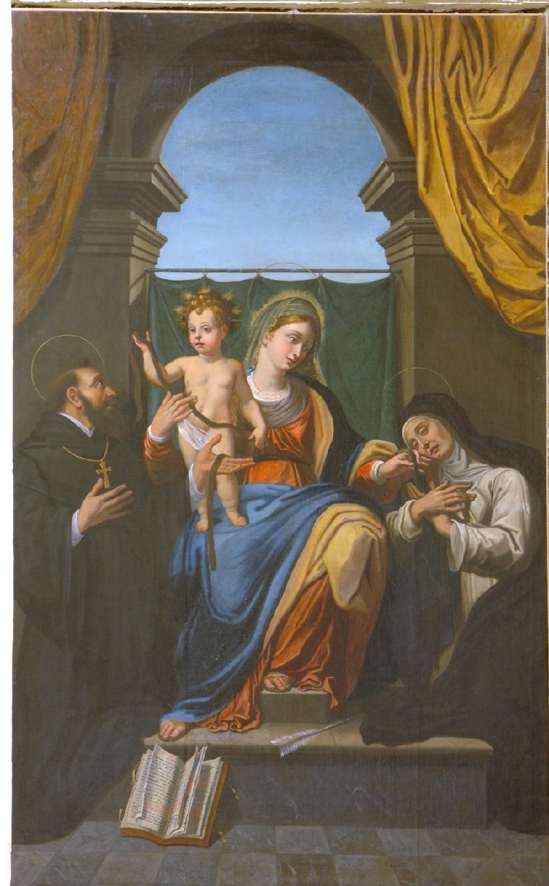 La Madonna della cintura con Agostino e Monica