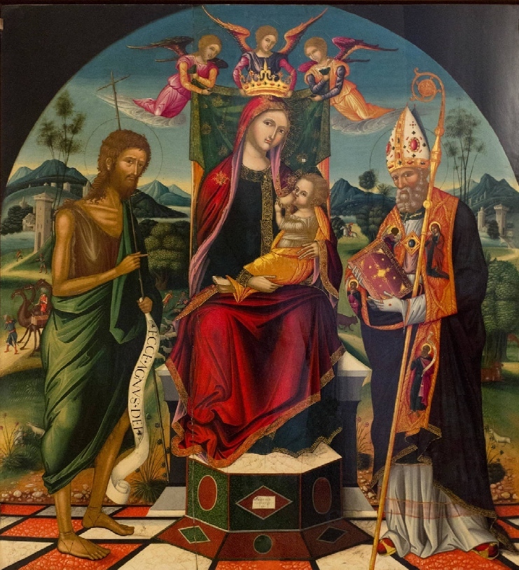 La Madonna tra San Giovanni Battista e Sant'Agostino
