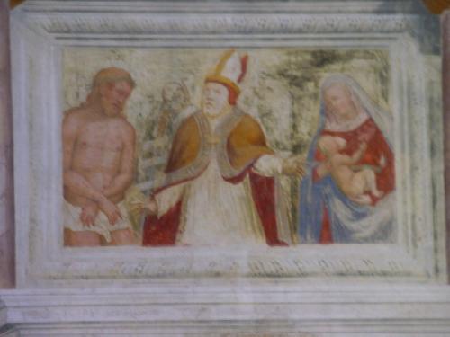 Agostino fra Cristo e il latte della Vergine