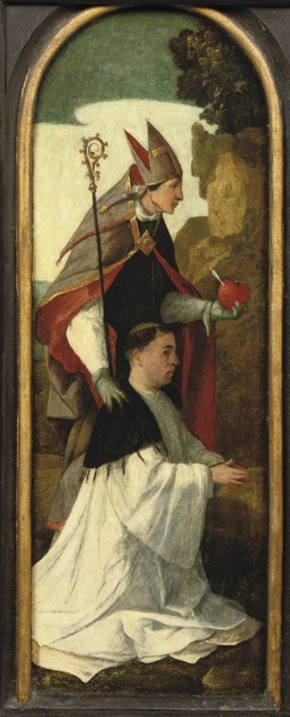 Sant'Agostino con un devoto