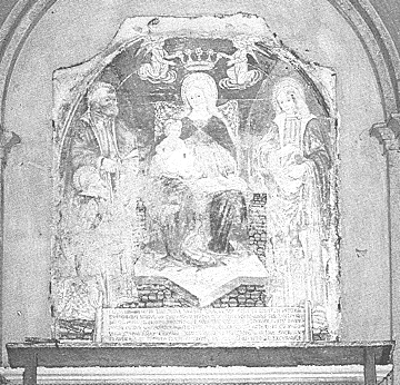 Agostino e la Vergine in trono