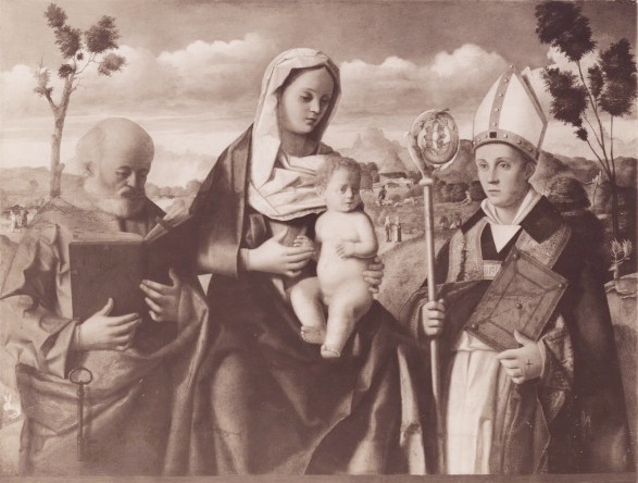 Madonna con Bambino tra san Pietro e sant'Agostino