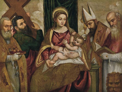 Madonna con Bambino e i santi Girolamo, Agostino, Nicola da Bari e Andrea