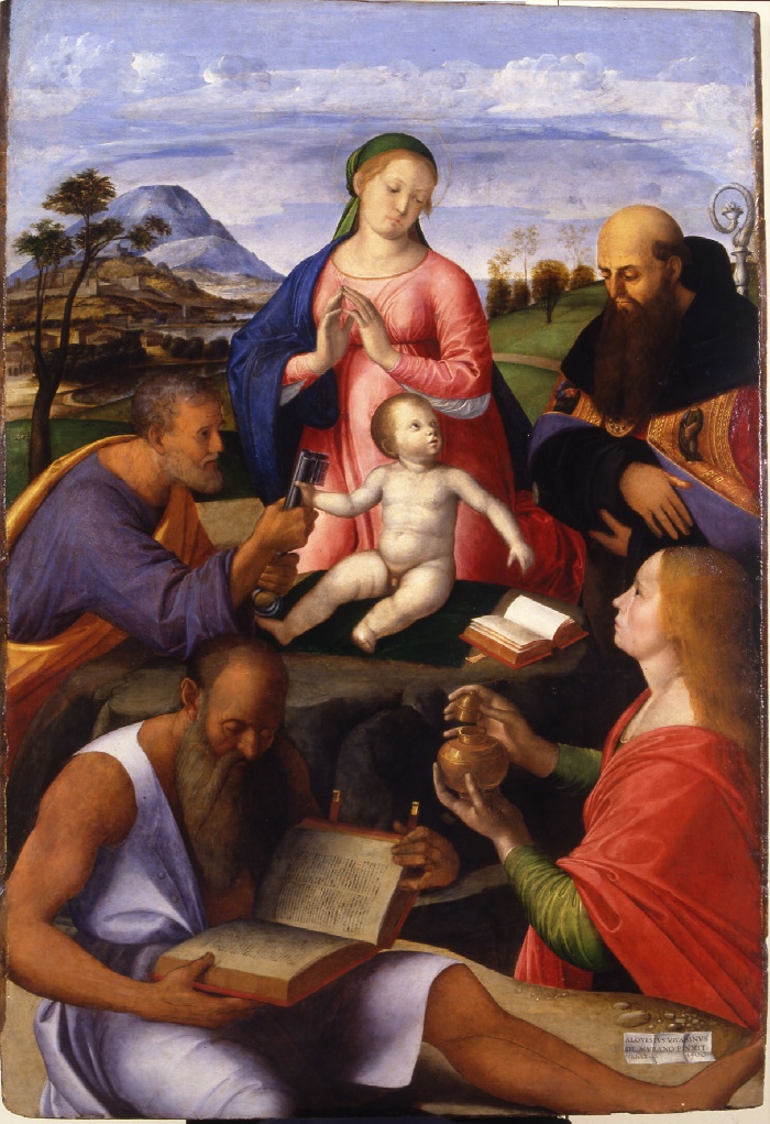 La Vergine con il Bambino e i Santi Pietro, Gerolamo, Agostino e Maddalena