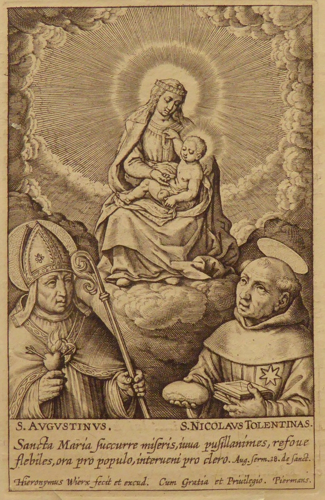La Vergine in trono con i santi Agostino e Nicola da Tolentino