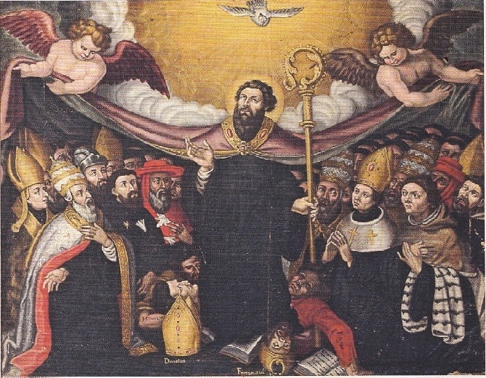 Sant'Agostino in gloria di Beserraga