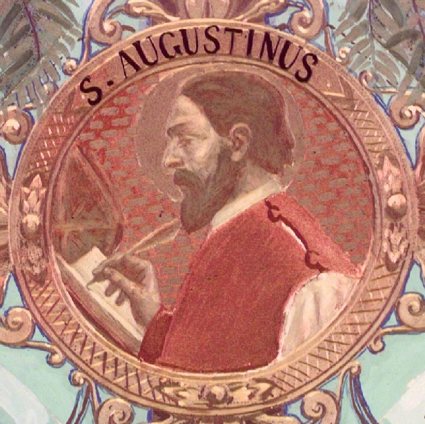 Sant'Agostino scrive libri e trattati