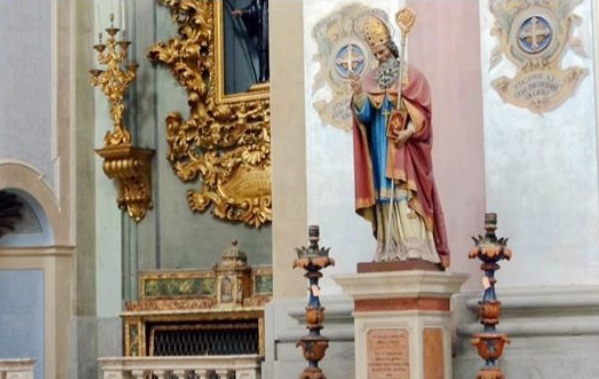 Sant'Agostino vescovo e Dottore della Chiesa di Maestro cesenate a Cesena