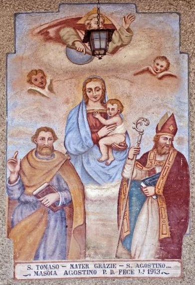 Madonna con Bambino, San Tommaso e Sant'Agostino