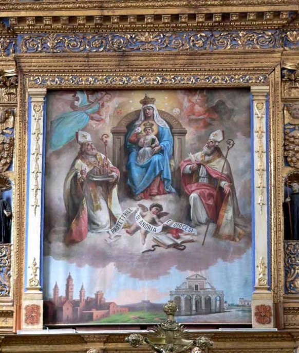 Madonna dei miracoli con i santi Agostino e Riccardo