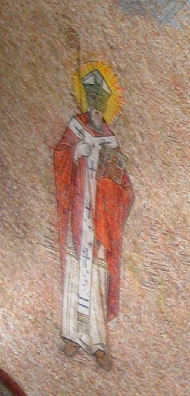 Il Crocifisso, sant'Agostino e altri santi agostiniani