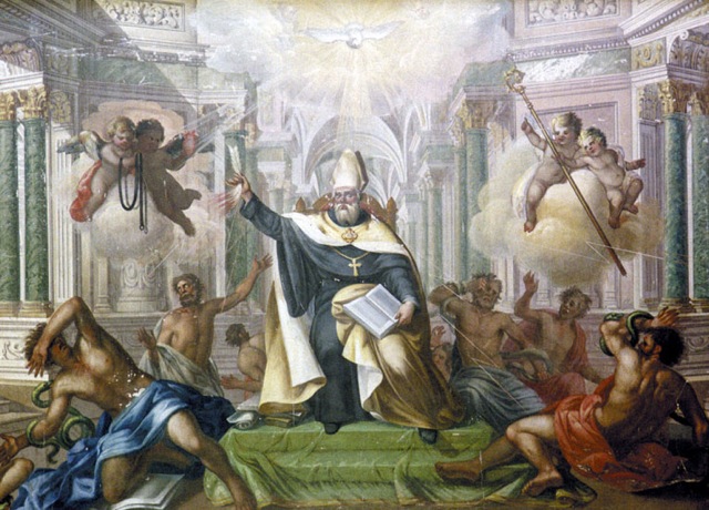 Sant'Agostino combatte le eresie