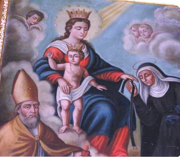 La Madonna della cintura con i santi Agostino e Monica nella chiesa di S. Maria de Plateis a Cir nel crotonese