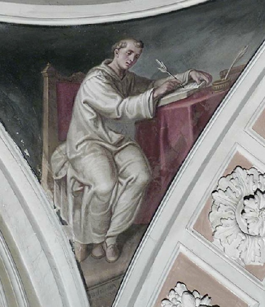 Sant'Agostino allo scrittoio nel suo studio