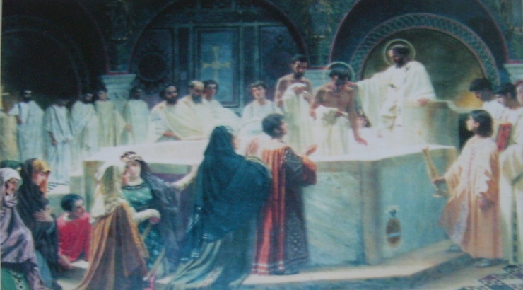 Battesimo di Agostino a Milano