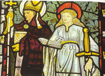 Sant'Agostino e santa Caterina