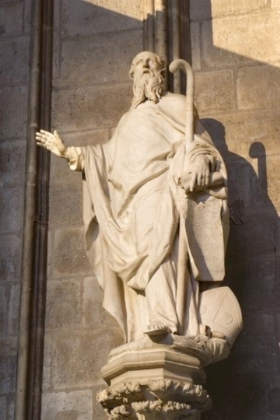 Agostino vescovo e Dottore della Chiesa a Parigi, chiesa di sant'Agostino