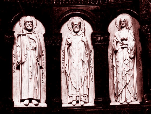 Sant'Agostino con i santi Guglielmo e Giovanni