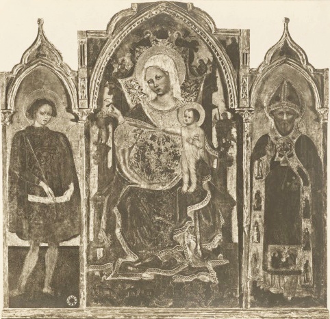 Madonna con Bambino in trono con san Giorgio e sant'Agostino