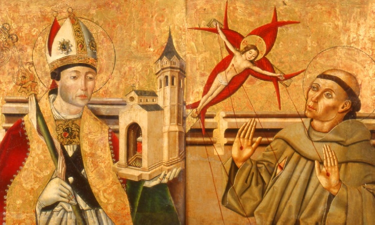 Sant'Agostino vescovo e san Francesco
