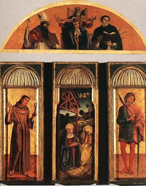 Trittico della Nativit di Giovanni Bellini