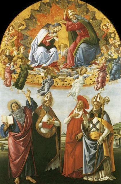 Incoronazione della Vergine, dipinto di Sandro Botticelli