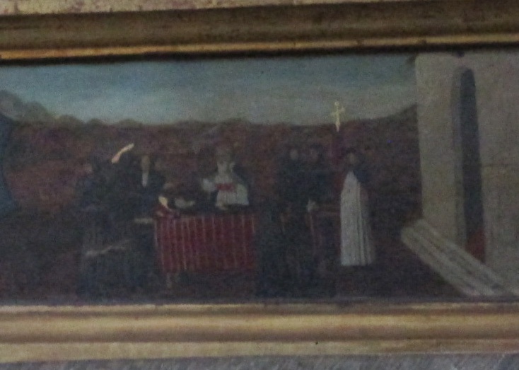 Morte e funerali di Monica a Ostia antica di Francesco Botticini in Santo Spirito a Firenze, Cappella Bini