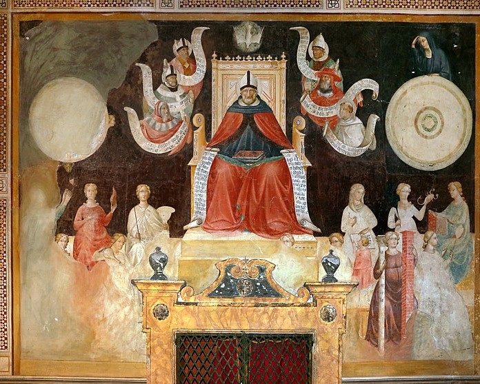 Allegoria del Trionfo di sant'Agostino a san Francesco di Pistoia
