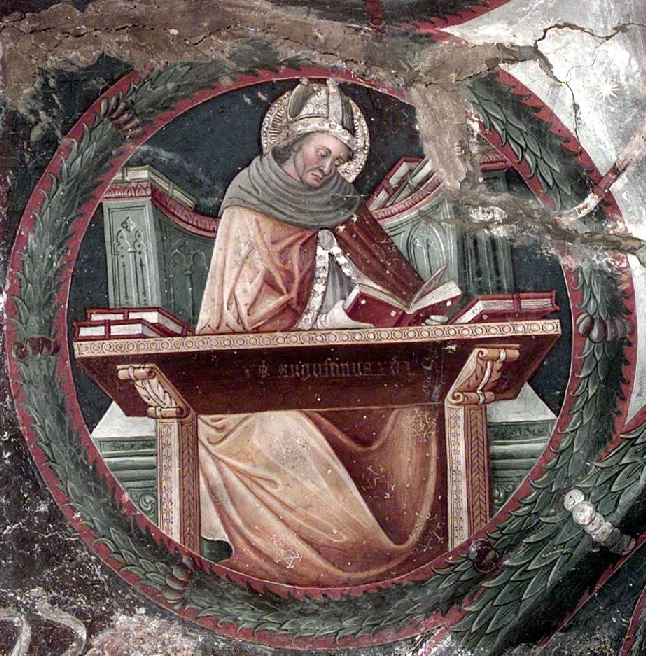 Sant'Agostino dottore in cattedra