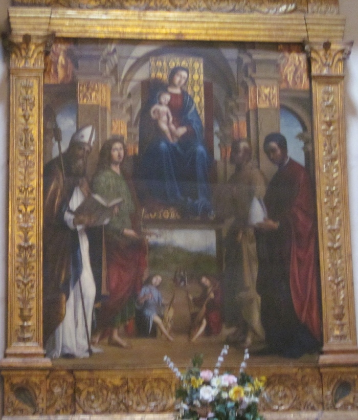 Madonna con il Bambino e santi fra cui Sant'Agostino e san Giovanni