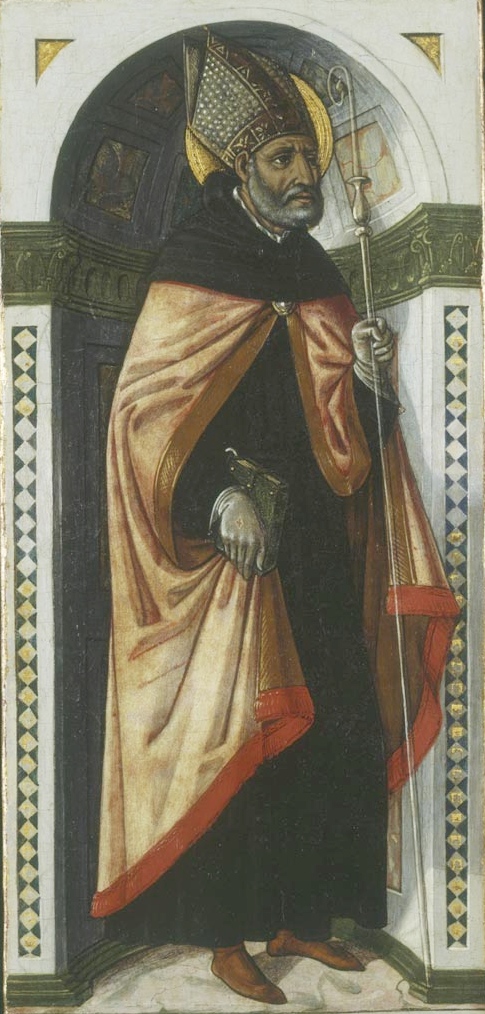 Sant'Agostino vescovo e Dottore della Chiesa di Guidoccio Cozzarelli