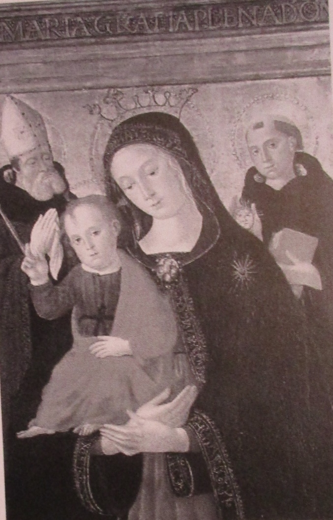 La vergine con il Bambino e i santi Agostino e Nicola da Tolentino