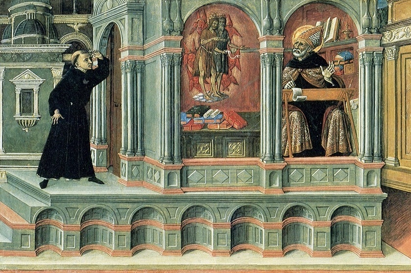 Sant'Agostino ha la visione di san Gerolamo a Chicago, Art Institute 