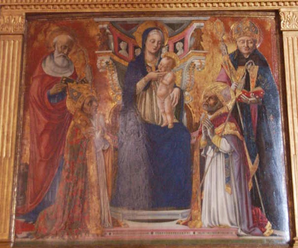 Pala di san Gerolamo: Madonna con Bambino e i santi Agostino, Gerolamo, Martino e Nicola