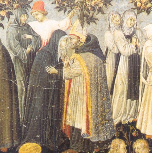 Agostino e il paradiso terrestre, dipinto di Giovanni di Paolo