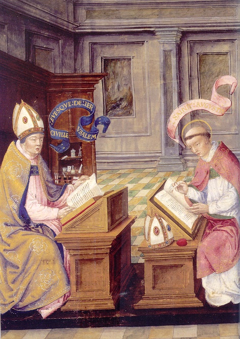 Sant'Agostino e san Cirillo vescovo di Gerusalemme
