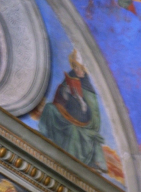 Agostino vescovo, nella Cappella di Santa Fina nel Duomo di San Gimignano