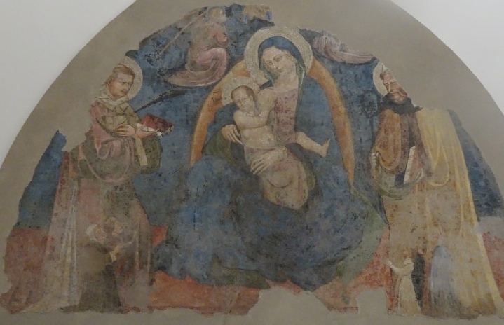 Madonna con Bambino tra san Lorenzo, sant'Agostino, angeli e donatori