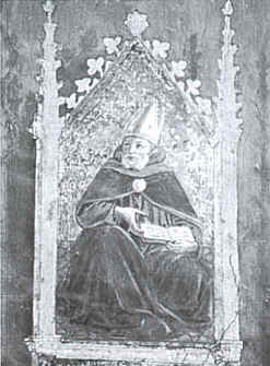 Sant'Agostino vescovo in cattedra di Benozzo Gozzoli