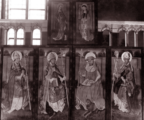 I quattro padri latini della Chiesa Ambrogio, Girolamo, Agostino e Gregorio
