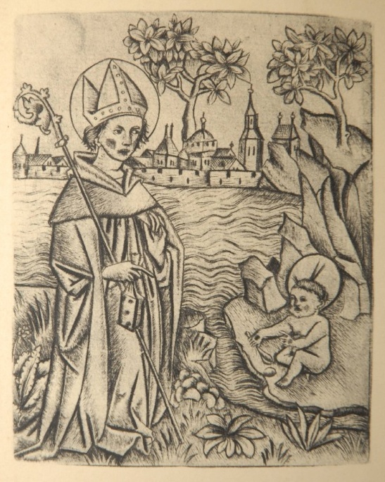 Sant'Agostino e il bambino sulla spiaggia