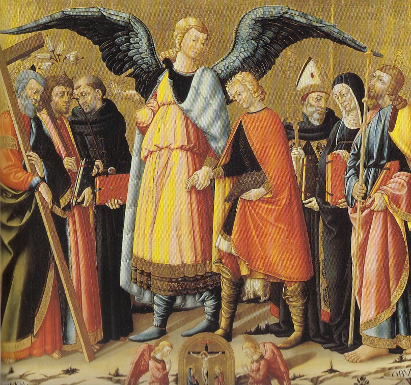 Tobia e san Raffaele Arcangelo, san Simone, san Taddeo, san Nicola da Tolentino, sant'Agostino, santa Monica e san Giacomo Maggiore