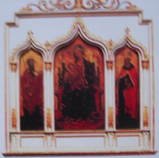 La Vergine in trono con Agostino e santi